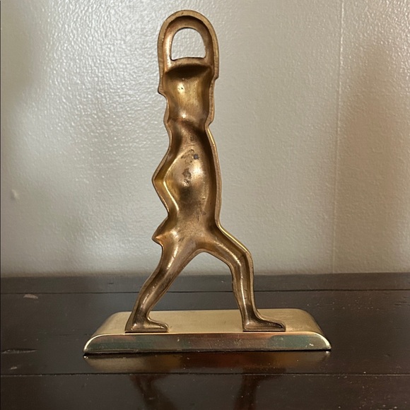 Vintage Brass Hessian Soldier Doorstop or Bookend - Picture 2 of 3